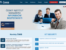 Tablet Screenshot of cimib.cz